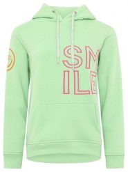 Zwillingsherz Bluza "Alissa 2.0" w kolorze różowo-zielonym rozmiar: S. Różowe bluzy damskie Zwillingsherz, s, bez wzorów, z kapturem. Za 215.45 zł.