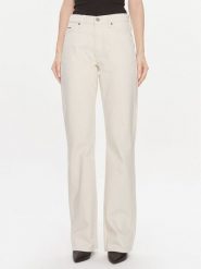 Calvin Klein Jeansy Mid Rise Relax Bootcut Ecru K20K206308 Biały Slim Fit. Białe jeansy damskie Calvin Klein. Za 849.99 zł.