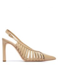 MICHAEL Michael Kors Szpilki Adriana 40T6ADHP1L Khaki. Brązowe szpilki damskie MICHAEL Michael Kors, bez wzorów, ze skóry, bez obcasa, na szpilce, bez zapięcia. Za 789.99 zł.