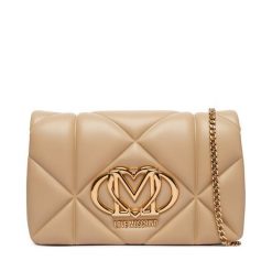 Torebka LOVE MOSCHINO. Brązowe torebki wieczorowe damskie Love Moschino, bez wzorów, bez dodatków. Za 789.99 zł.