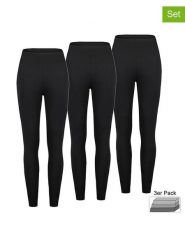 Sublevel Legginsy (3 pary) w kolorze czarnym rozmiar: XS. Czarne legginsy damskie Sublevel, xs, bez wzorów. Za 109.78 zł.