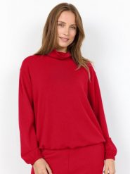 Soyaconcept® Bluza - SC-Banu Kobiety Sztuczne włókno czerwony, M. Czerwone bluzy damskie m, bez wzorów, z włókna, bez kaptura. Za 139.95 zł.