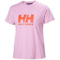Koszulka sportowa damska Helly Hansen Logo. Czerwone koszulki sportowe damskie Helly Hansen, l, bez wzorów, z bawełny, bez ramiączek. Za 252.00 zł.