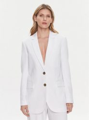 MICHAEL Michael Kors Marynarka MR3100CENX Biały Regular Fit. Białe marynarki i żakiety damskie MICHAEL Michael Kors, bez wzorów, z syntetyku. Za 889.99 zł.