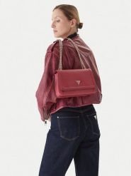 Guess Torebka 178575 Czerwony. Czerwone torebki klasyczne damskie Guess, ze skóry, bez dodatków. Za 319.99 zł.