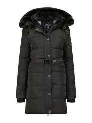 Canadian Peak Płaszcz zimowy "Bettineak" w kolorze czarnym rozmiar: XL. Czarne płaszcze damskie Canadian Peak, na zimę, xl, bez wzorów, z puchu, bez kaptura. Za 260.99 zł.