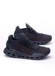 Sneakersy damskie ON Cloud Cloudnova (26.99814). Czarne obuwie sportowe casual damskie On. Za 579.99 zł.