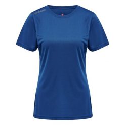Koszulka damska Newline core functional. Niebieskie bluzki damskie Newline, xs, bez wzorów, bez kołnierzyka, bez ramiączek. Za 124.50 zł.