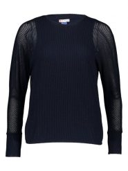 Street One Sweter w kolorze czarnym rozmiar: 38. Czarne swetry klasyczne damskie Street One, ze splotem, bez kołnierzyka. Za 153.95 zł.