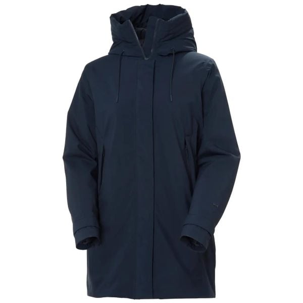 Damska kurtka wodoodporna Helly Hansen Victoria Ins Mid. Niebieskie kurtki damskie Helly Hansen, na jesień, l, bez wzorów, z materiału, bez kaptura. Za 774.50 zł.