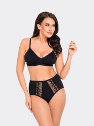 Figi Model BBL 199 Black - Babell. Czarne figi Babell, bez wzorów, z bawełny. Za 68.91 zł.