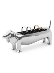 Umbra Uchwyt "Dachsie" w kolorze srebrnym na pierścionki - 15 x 6 x 4 cm rozmiar: onesize. Szare pierścionki damskie Umbra, metalowe. Za 43.68 zł.