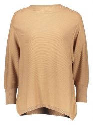 More & More Sweter w kolorze beżowym rozmiar: 38. Brązowe swetry klasyczne damskie More & More, bez kołnierzyka. Za 144.92 zł.