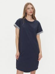 JDY Sukienka codzienna Ivy 15174793 Granatowy Regular Fit. Niebieskie sukienki damskie JDY, bez wzorów, z syntetyku, bez ramiączek. Za 89.99 zł.