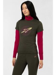 Super.natural Koszulka "Rocket" w kolorze antracytowym rozmiar: M. Czarne koszulki damskie super.natural, m, bez wzorów, z wełny, bez kołnierzyka, bez ramiączek. Za 152.99 zł.