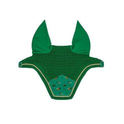 Czapka przeciw insektom dla konia z weluru Kentucky Horsewear Fly Veil Wellingto. Zielone czapki damskie KENTUCKY HORSEWEAR, bez wzorów, z weluru. Za 381.00 zł.