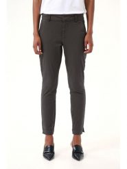 Kaffe Spodnie w kolorze antracytowym rozmiar: 34. Czarne spodnie materiałowe damskie Kaffe, bez wzorów, z materiału. Za 82.99 zł.