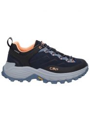 CMP Buty trekkingowe "Huranus" w kolorze czarno-błękitnym rozmiar: 42. Czarne obuwie trekkingowe damskie CMP, z materiału, bez zapięcia. Za 363.68 zł.