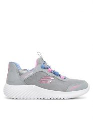 Skechers Sneakersy Bounder-Simple Cute 303585L/GRY Szary. Szare buty sportowe dziewczęce Skechers, bez wzorów, z materiału, bez zapięcia. Za 179.00 zł.