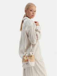 Guess Torebka J6GZ19 WH860 Beżowy. Brązowe torebki klasyczne damskie Guess, z syntetyku, bez dodatków. Za 295.99 zł.