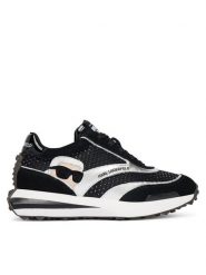 KARL LAGERFELD Sneakersy KL62933N Czarny. Czarne obuwie sportowe damskie KARL LAGERFELD, ze skóry, bez zapięcia. Za 1,054.00 zł.