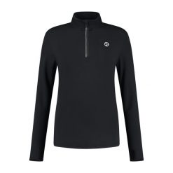 Bluza damska do biegania Rogelli Carina 2.0. Czarne bluzy damskie Rogelli, l, bez wzorów, bez kaptura. Za 183.00 zł.