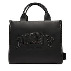 Torebka DKNY. Czarne torebki klasyczne damskie DKNY, bez dodatków. Za 489.99 zł.