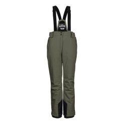 Spodnie narciarskie damskie Killtec KSW 249. Zielone spodnie sportowe damskie Killtec, na zimę, bez wzorów, narciarskie. Za 599.99 zł.
