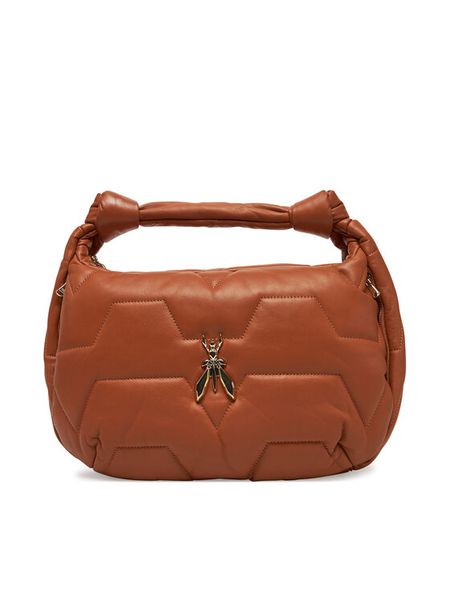 Patrizia Pepe Torebka 8B0222/L006 Brązowy. Brązowe torebki klasyczne damskie Patrizia Pepe, ze skóry, bez dodatków. Za 1,019.00 zł.