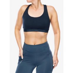 Biustonosz sportowy Peak Performance Magic Top. Niebieskie biustonosze sportowe damskie Peak Performance, bez wzorów. Za 177.99 zł.