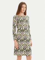 Weekend Max Mara Sukienka codzienna Rampur 2515621031 Zielony Regular Fit. Zielone sukienki damskie Weekend Max Mara, bez wzorów, z bawełny, bez ramiączek. Za 689.99 zł.