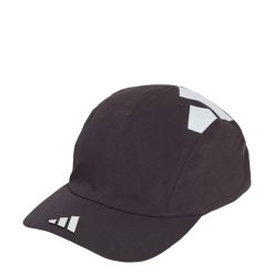 Czapka 3 Panel Brand Love. Czarne czapki damskie Adidas, bez wzorów, z materiału. W wyprzedaży za 69.50 zł.