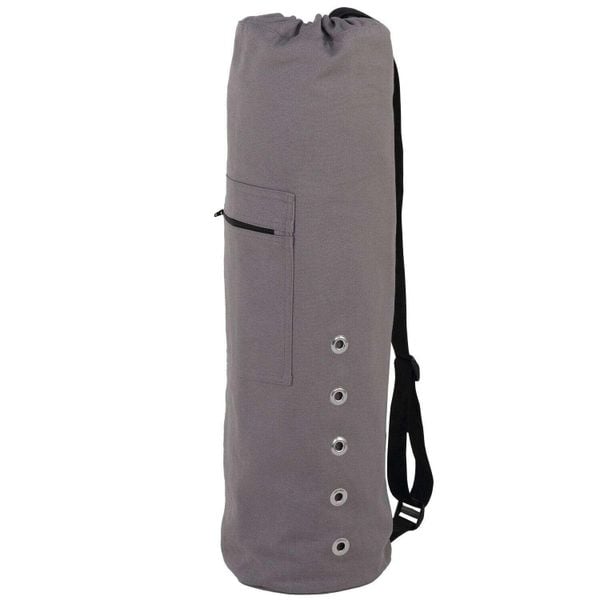 Torba na matę do jogi Bodhi Canvas Bag - szary. Szare torby sportowe BODHI, bez wzorów, z bawełny, małe. Za 99.00 zł.