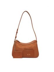 Armani Exchange Torebka XW001213 AF22645 U6119 Beżowy. Brązowe torebki klasyczne damskie Armani Exchange, ze skóry, bez dodatków. Za 599.99 zł.