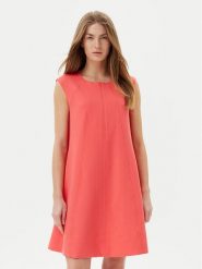 DKNY Sukienka codzienna DD5N1H63 Koralowy Regular Fit. Pomarańczowe sukienki damskie DKNY, bez wzorów, z syntetyku, bez ramiączek. Za 509.99 zł.