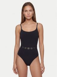 MICHAEL Michael Kors Strój kąpielowy MM06306 Czarny. Czarne stroje jednoczęściowe MICHAEL Michael Kors, bez wzorów, z syntetyku. Za 843.99 zł.