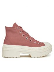 Converse Trampki Chuck Taylor All Star Lugged Heel Platform A10618C Różowy. Czerwone trampki damskie Converse, bez wzorów, z materiału, bez zapięcia. Za 269.99 zł.