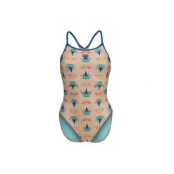 Damski kostium kąpielowy 1-częściowy Arena Vibes Boos. Czerwone stroje jednoczęściowe Arena, bez wzorów. Za 239.00 zł.