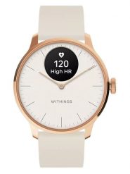 WITHINGS Smartwatch "ScanWatch Light" w kolorze złoto-kremowym rozmiar: onesize. Brązowe, analogowe zegarki damskie WITHINGS, ze stali. Za 826.99 zł.