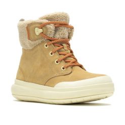 Buty damskie Merrell Marquette Thermo Lace Wp. Czarne obuwie trekkingowe damskie Merrell, bez zapięcia. Za 599.99 zł.