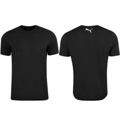 Koszulka damska T-shirt sportowy Puma blank base. Czarne koszulki sportowe damskie Puma, s, bez wzorów, bez ramiączek. Za 101.83 zł.