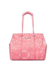 Roxy Torebka CBWEO-ROXY-M-002-09 Różowy. Czerwone shopper bag Roxy, bez wzorów, z materiału, bez dodatków. Za 169.99 zł.