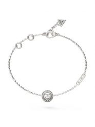 Guess Bransoletka JUBB04 668JW Srebrny. Szare bransoletki damskie Guess, metalowe. Za 179.99 zł.