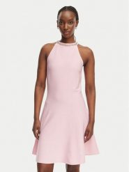 Morgan Sukienka codzienna 261-RMDIANE Różowy Regular Fit. Czerwone sukienki damskie Morgan, bez wzorów, z syntetyku, bez ramiączek. Za 429.99 zł.