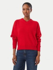 Marella Sweter Buono 2623366222 Czerwony Regular Fit. Czerwone swetry klasyczne damskie Marella, s, z wełny, bez kołnierzyka. Za 1,159.00 zł.