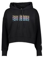 New Balance Bluza "Essentials Celebrate" w kolorze czarnym rozmiar: XL. Czarne bluzy damskie New Balance, xl, bez wzorów, z kapturem. Za 109.78 zł.