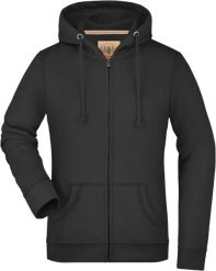 Damska bluza z kapturem James & Nicholson Vintage Hoody czarna. Czarne bluzy damskie Givova, m, z aplikacjami, z bawełny, z kapturem. Za 149.99 zł.