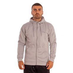 Bluza z kapturem i zamkiem błyskawicznym Softee Elegant. Szare bluzy damskie Softee, l, bez wzorów, z poliesteru, z kapturem. Za 167.99 zł.