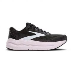 Buty do biegania damskie Brooks Ghost Max 2. Czarne obuwie sportowe damskie Brooks, z materiału, bez zapięcia, do biegania. Za 852.00 zł.