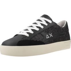 Buty SUN68 KATY LEATHER Czarny. Czarne obuwie trekkingowe damskie SUN68, ze skóry, bez zapięcia. Za 289.99 zł.